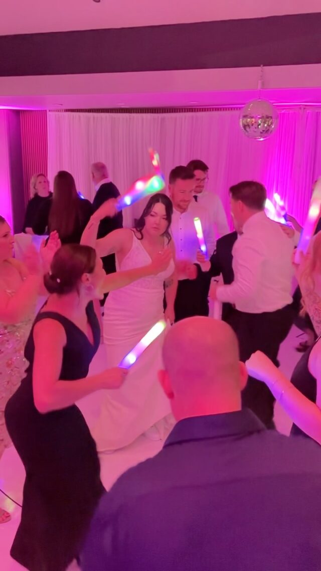 A dream night on the dance floor 🪩

Couple in the middle, friends and family all around, lights in the air, and music to keep them moving. This is what weddings  are made of. This couple understood the assignment 👏

Un gros merci à Mélanie et Ian pour une soirée inoubliable, avec un plancher de danse remplie jusqu’à la fin 🫶

Bride @mel.ladouceur 
Groom @iladouceur
Wedding coordinator @thepersonalbridesmaid 
Venue @carletongolf 
Photography @greyloftstudio 
Videography @greyloftvideo 
Dance floor @ottawadancefloors 
Rentals @rusticengagements 
Flowers @weeklyflowers 
MUA @stephbullockmakeup @daniellasmakeovers 
Hair @hair.by.raee 
Officiant @abbytheofficiant 
Dress @sindersbridal 
Veil @neverknewineededshop 
Alterations @rebeccarowe.ca 
Bridesmaids dresses @davidsbridal
Jewellery @michaelhillj @oliveandpiper 
Suits Raymond Tailor of Distinction 
Custom T-shirts @printparrot.ca 
Music @dynamixproductions 
PhotoBooth @dynamixphotobooth 
Limo @premierlimousine

#dynamixproductions