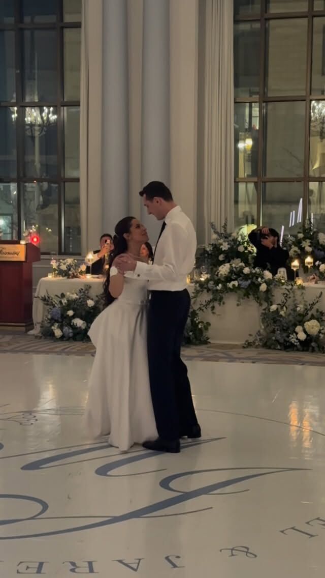 The moment you lock eyes, your heart skips a beat ❤️

Imagine gazing into your partner's eyes, the world melting away as you sway to your favorite song. 

Make your wedding unforgettable. Leave the music to us and enjoy every moment with your loved one. 

Mishel & Jared choose such a wonderful song for their first dance. Do you recognize it? Let us know in the comments. 

Bride @mishel.roth 
Wedding planner @ericairwinweddings 
Venue @fairmontlaurier 
Decor / florals / rentals @thegatheringeventco 
Content / entertainment @dynamixproductions 
Dance floor @ottawadancefloors 
DJ & Sound @dynamixproductions 
Photographer @julia.bright.art from @exclusivemomentphotography 
Photobooth @dynamixphotobooth 
Live music @cantosentimento4 
Hair @topknothairstylist 
Makeup @klavaz.makeup of @klavazbeautyteam 
Gown @revellebridal 
Tux @harryroseninc 
Cake @sweet_song_cake 

#dynamixproductions #ottawawedding #firstsong #weddingdance #ottawaweddingdj